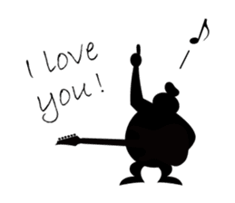 MocaRock / LOVE / English sticker #1864630