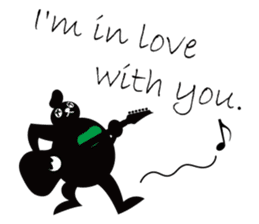 MocaRock / LOVE / English sticker #1864632