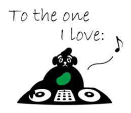 MocaRock / LOVE / English sticker #1864646