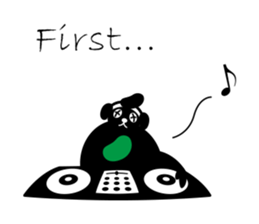 MocaRock / LOVE / English sticker #1864647