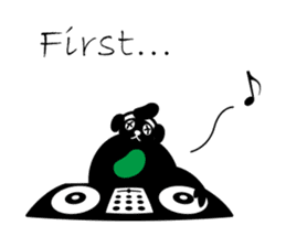 MocaRock / LOVE / English sticker #1864647