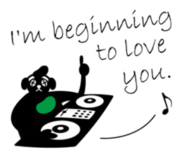 MocaRock / LOVE / English sticker #1864658