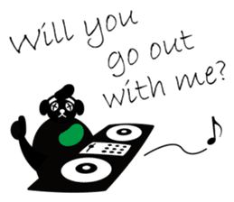 MocaRock / LOVE / English sticker #1864659