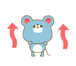 The sticker of a Rat sticker #1865406