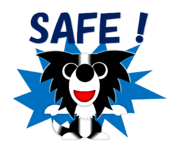 Penne the border collie sticker #1865830