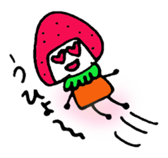 Ichiko of the strawberry sticker #1866547