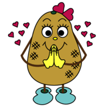 Everyday life of the cute fruit sticker #1866941