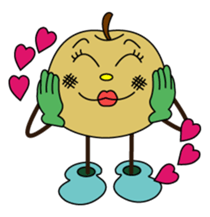 Everyday life of the cute fruit sticker #1866952