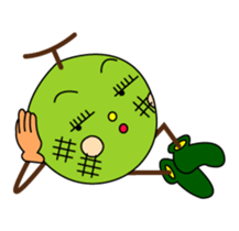 Everyday life of the cute fruit sticker #1866964