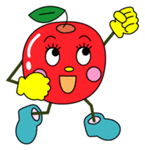 Everyday life of the cute fruit sticker #1866977