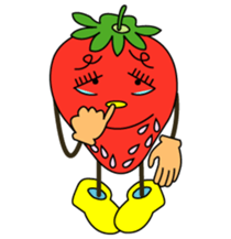 Everyday life of the cute fruit sticker #1866979