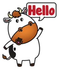 Moovin the Cow sticker #1867141