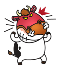 Moovin the Cow sticker #1867151