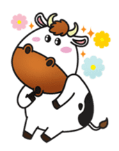 Moovin the Cow sticker #1867152