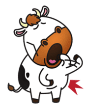 Moovin the Cow sticker #1867157