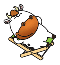Moovin the Cow sticker #1867166