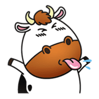 Moovin the Cow sticker #1867171