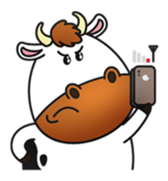 Moovin the Cow sticker #1867174