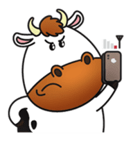 Moovin the Cow sticker #1867174