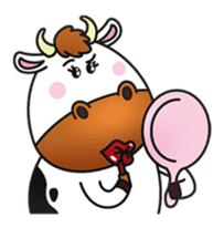 Moovin the Cow sticker #1867175