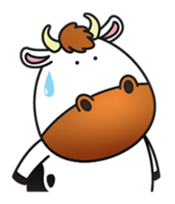Moovin the Cow sticker #1867177
