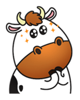Moovin the Cow sticker #1867178