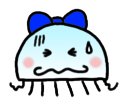 Ribbon jellyfish sticker #1867347