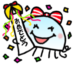 Ribbon jellyfish sticker #1867362