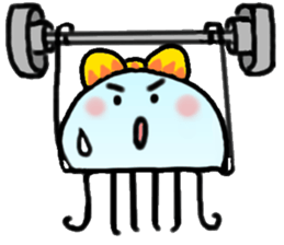 Ribbon jellyfish sticker #1867364