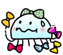 Ribbon jellyfish sticker #1867367