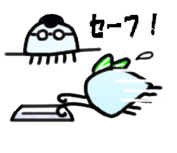 Ribbon jellyfish sticker #1867370