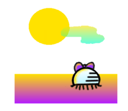 Ribbon jellyfish sticker #1867374