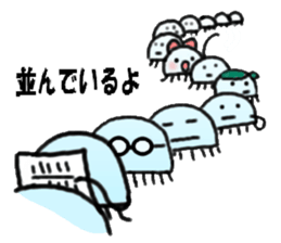 Ribbon jellyfish sticker #1867376