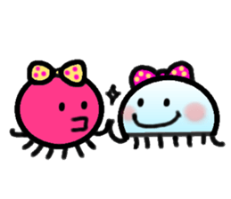 Ribbon jellyfish sticker #1867379