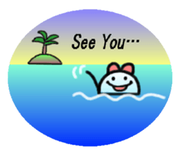 Ribbon jellyfish sticker #1867380