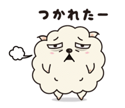 Fluffy Cotton doggie - "Onishi-san" - sticker #1867469