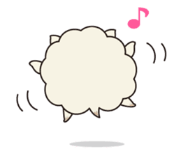 Fluffy Cotton doggie - "Onishi-san" - sticker #1867470