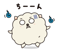 Fluffy Cotton doggie - "Onishi-san" - sticker #1867474