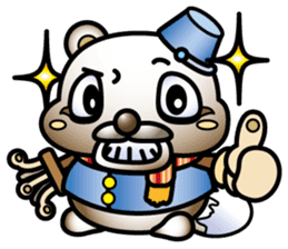 Muddy snow raccoon dog sticker #1867850