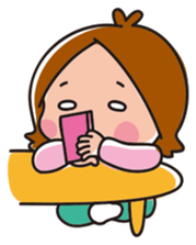 Japanese Girl & Cat sticker #1868607