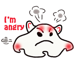 Mendako&gusokumushi -English version- sticker #1868811