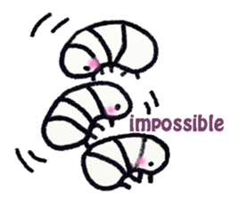 Mendako&gusokumushi -English version- sticker #1868839