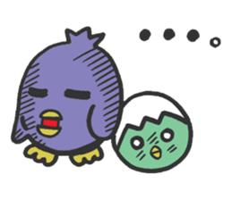 Family of funny chicks sticker #1868973