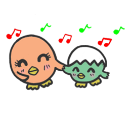 Family of funny chicks sticker #1868998