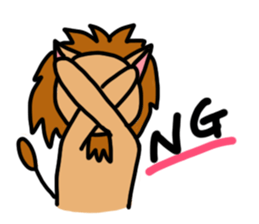 I am LIon sticker #1869186