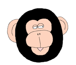 Monkey sticker. sticker #1869399