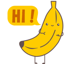 Banana Cute sticker #1870085