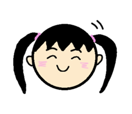 she is cute. sticker #1870622