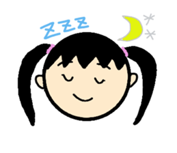 she is cute. sticker #1870628