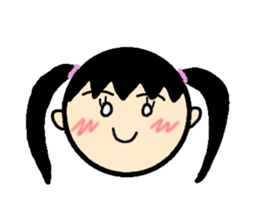 she is cute. sticker #1870632